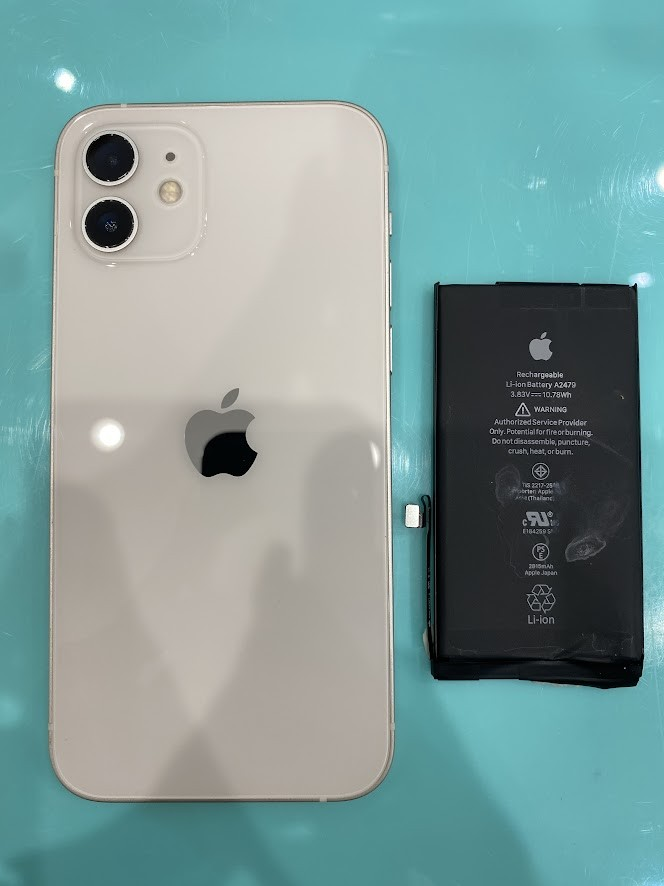岡山店】iPhone12 バッテリー交換修理 岡山市からのお客様 | iPhone